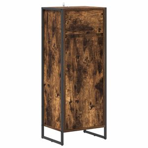 vidaXL Badezimmerschrank Raucharbe 40 x 30 x 100 cm Holzwerkstoff