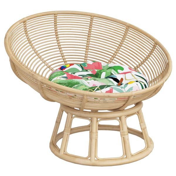 vidaXL Kissen Rund Mehrfarbig &Oslash; 60x11 cm Oxford-Gewebe