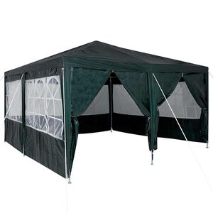vidaXL Party-Zelt Gr&uuml;n 400 x 400 x 266 cm Polyethylen