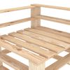 vidaXL Garten-Palettensofa 2-Sitzer Holz