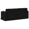 vidaXL Sofa Schwarz Gesamtabmessungen: 198 x 78 x 80 cm (B x T x H)