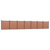 vidaXL Zaunelement Braun 1218x186 cm WPC
