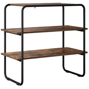 vidaXL Konsolentisch Ger&auml;ucherte Eiche 60 x 41 x 75 cm Holzwerkstoff