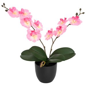 vidaXL K&uuml;nstliche Orchideen Pflanze Rosa 36 x 10 x 30 cm