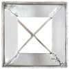 vidaXL Erdspie&szlig;e 2 Stk. Silbern 12&times;12&times;89 cm Verzinkter Stahl