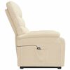vidaXL Aufstehsessel Creme Stoff