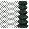 vidaXL Maschendrahtzaun Stahl 0,8x25 m Gr&uuml;n
