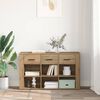 vidaXL Sideboard Artisan-Eiche 100 x 30 x 59,5 cm Holzwerkstoff