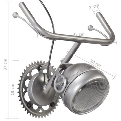vidaXL Wandlampe im Fahrradteil-Design Eisen