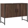 vidaXL Waschbeckenschrank Braun Eichen-Optik 80 x 33 x 60 cm