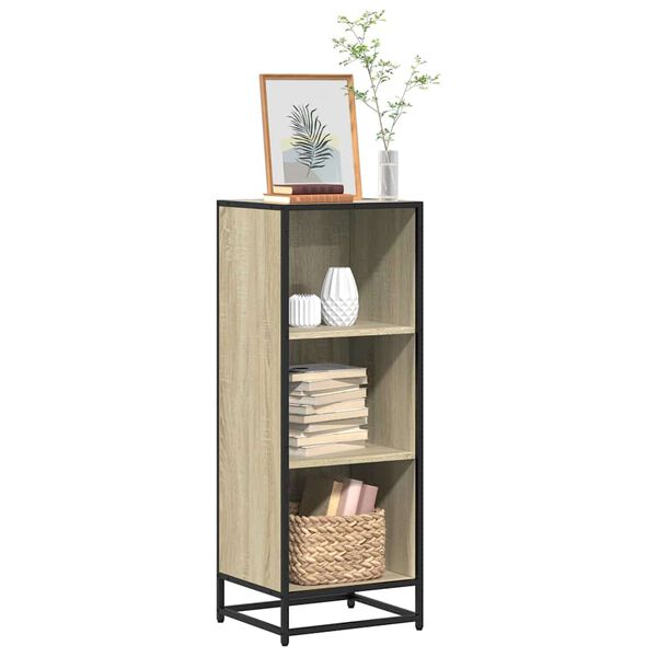 vidaXL B&uuml;cherregal Sonoma-Eiche 40x35x107,5 cm Holzwerkstoff