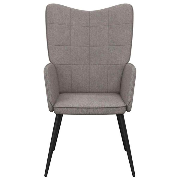 vidaXL Relaxsessel Taupe Stoff