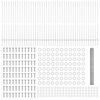 vidaXL Zaun mit Pfosten Silber 1,5 x 100 m Stahl