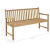 vidaXL Gartenbank 150 cm Teak