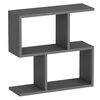 Homemania Couchtisch Ecrin 60x20x59,4 cm Anthrazit