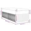 vidaXL Boxspringbett mit Matratze Rosa 90x200 cm Samt