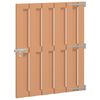 vidaXL Gartentor 100 x 112 cm WPC und Aluminium Braun