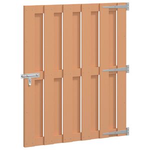 vidaXL Gartentor 100 x 112 cm WPC und Aluminium Braun