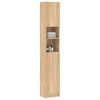 vidaXL Badezimmerschrank Sonoma-Eiche 32x25,5x190 cm Holzwerkstoff