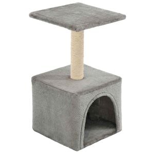 vidaXL Katzen-Kratzbaum Sisal 55 cm Grau