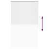 vidaXL Verdunkelungsrollo 84,4 x 175 cm, Stoffbreite 80 cm, Wei&szlig;