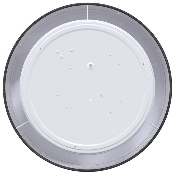 vidaXL Deckenlampe Schwarz 30 x 13.5 cm Stoff