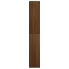 vidaXL Badezimmerschrank Braun Eiche 30x30x183,5 cm Holzwerkstoff