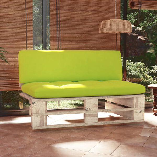 vidaXL Outdoor-Mittelsofa Paletten Imprägniertes Kiefernholz