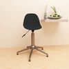 vidaXL B&uuml;rostuhl Drehbar Schwarz Stoff
