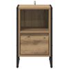 vidaXL Nachttisch Kunsthandwerk Eiche 39,5 x 30 x 50 cm Holzwerkstoff