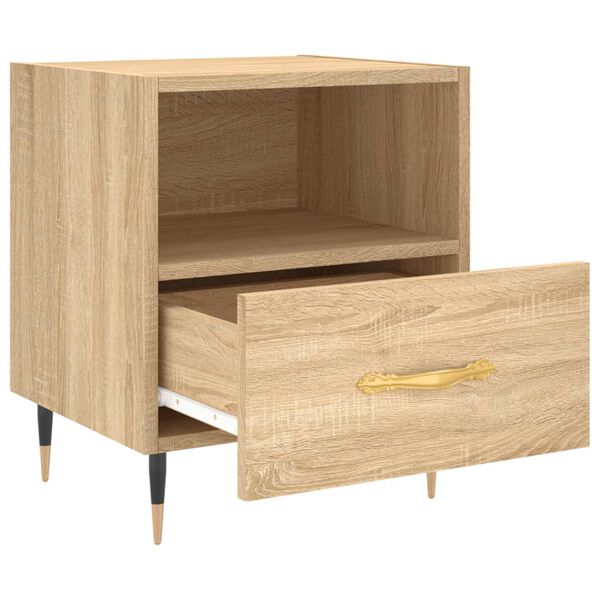 vidaXL Nachttisch Sonoma-Eiche 40x35x47,5 cm Holzwerkstoff