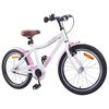 vidaXL Kinderfahrrad 18 Zoll f&uuml;r 5-7 Jahre alt Hellrosa