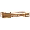 vidaXL Outdoor-Sofagarnitur 7 stk. Natur Massivholz Akazie