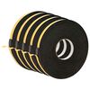 vidaXL Selbstklebendes Schaumstoffband 5 pcs Schwarz 15 mm x 10 m