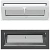vidaXL Kellerfenster RISOR 100 x 40 cm PVC und Glas