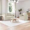 vidaXL Sofa 2 pcs Creme