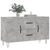 vidaXL Sideboard Betongrau 100x36x60 cm Holzwerkstoff