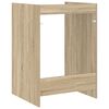 vidaXL Waschmaschinen-Schrank Sonoma 67,5 x 62 x 97 cm Holzwerkstoff