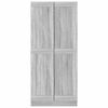 vidaXL Badezimmerschrank Grau Sonoma 82,5x30,5x185,5 cm Holzwerkstoff
