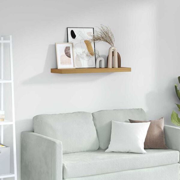 vidaXL Wandregal Wandmontiert Braun 80 x 23,5 x 4 cm Holzwerkstoff