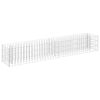 vidaXL Gabionen-Hochbeet Verzinkter Stahl 180&times;30&times;30 cm