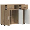 vidaXL Holzschrank Artisan-Eiche 88,5 x 30,5 x 73 cm Holzwerkstoff