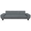 vidaXL Kindersofa Dunkelgrau 100x54x33 cm Samt