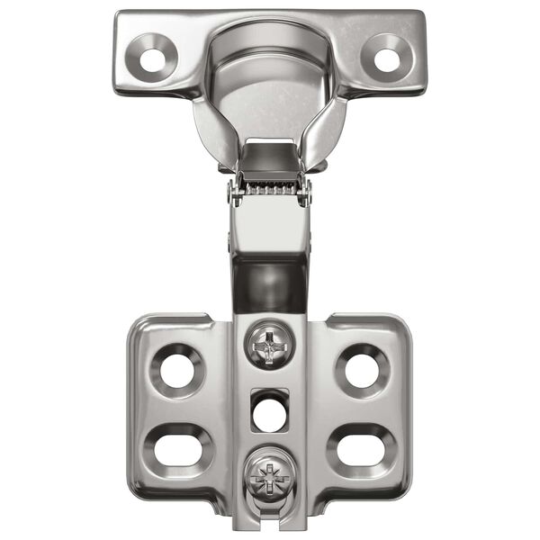 vidaXL Scharnier 12 pcs Nickel 85 x 52,5 x 9,5 mm Eisen