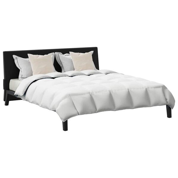 vidaXL Winterbettdecke mit Kissen 3 pcs Weiß Daunenfeder