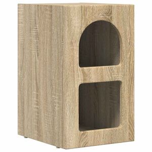 vidaXL Nachttisch ELST Sonoma-Eiche 29,5 x 33,5 x 50 cm Holzwerkstoff