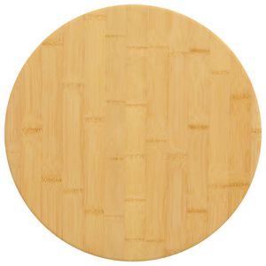 vidaXL Tischplatte &Oslash;30x1,5 cm Bambus