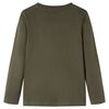 Kinder-Langarmshirt Khaki 140