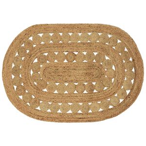 vidaXL Bereichsteppich Natur 100 x 152 cm Jute