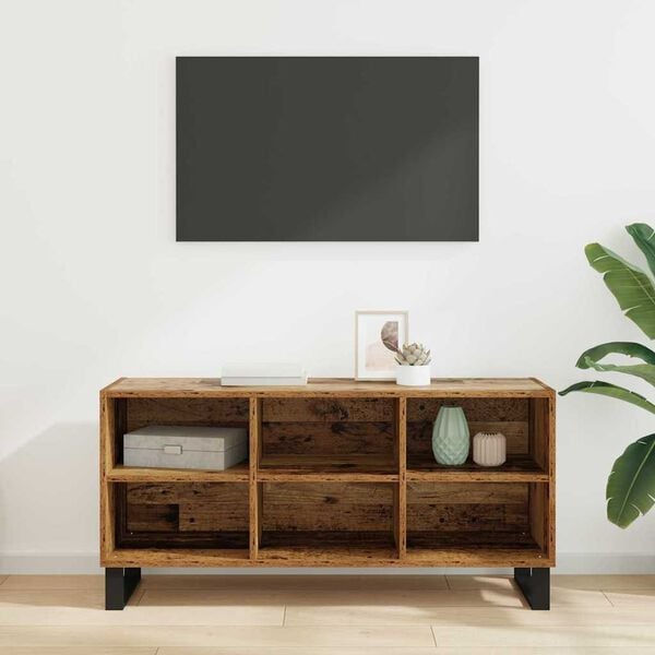 vidaXL TV-Schr&auml;nk Altholz 103,5 x 30 x 50 cm Holzwerkstoff